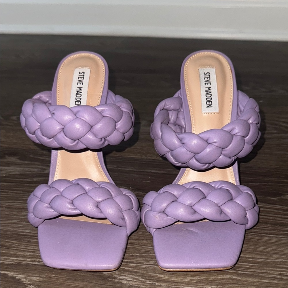 Steve Madden Women's Purple Braided Sandals